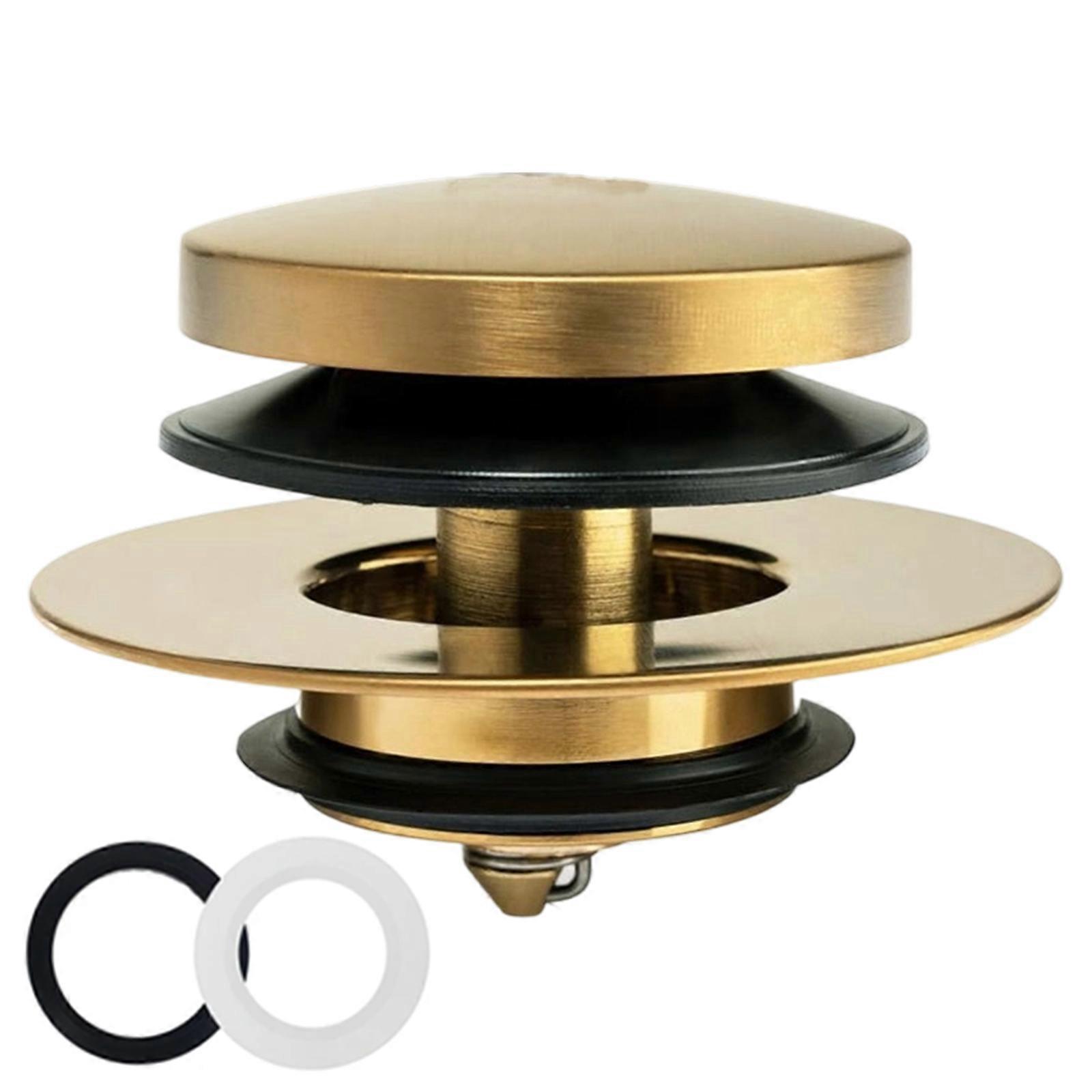 Bathtubs Bounce Cores Upgraded Tip Toe Tub Stoppers Universal Popups Drain Plug for Quiet Relaxing Bath Experience Multicolor
