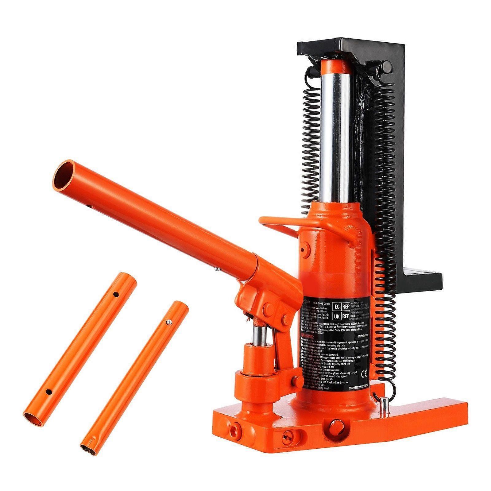 Succebuy Hydraulic Toe Jack 2.5 Ton On Toe Toe Jack Lift 5 Ton On Top Lift Capacity Machine Jack 0.8