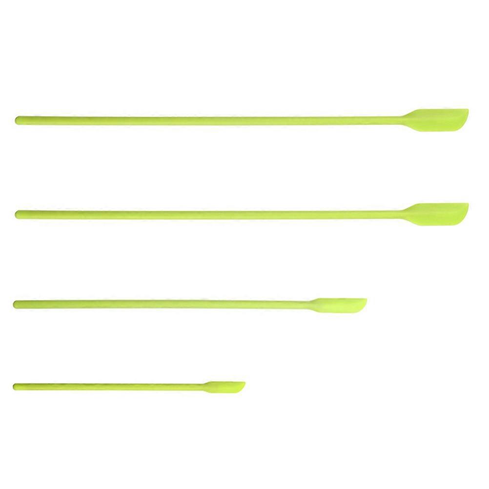 Ketchup Jar Set 4Pcs Silicone Spatulas for Daily Use and Personal Care Green