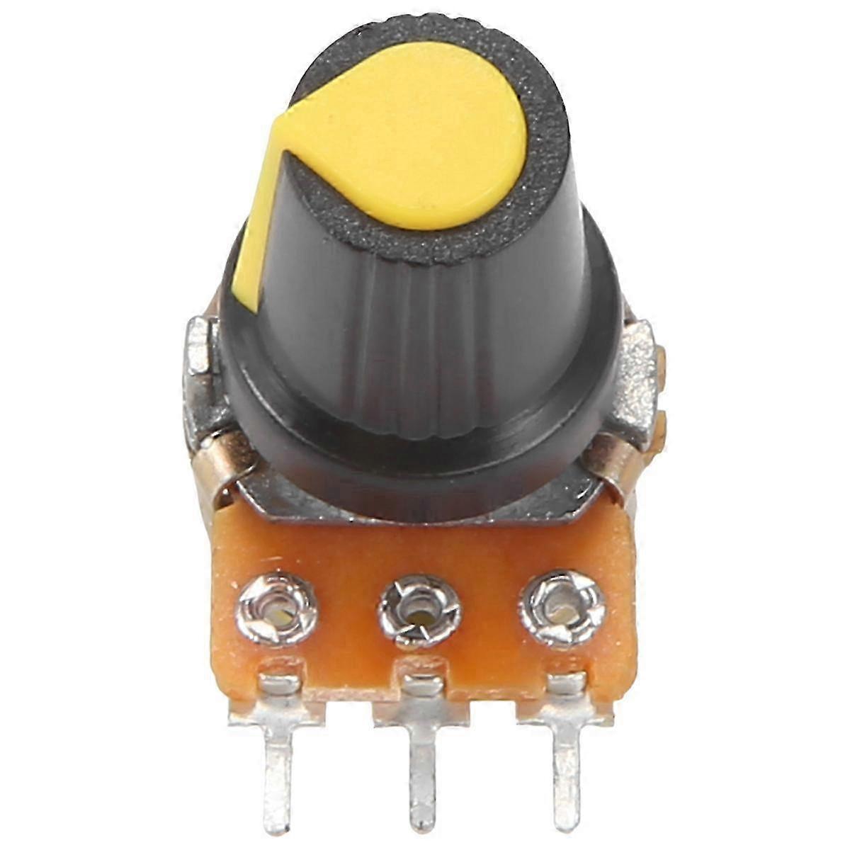 5 Piece 100K Ohm 3 Terminals Linear Taper Rotary Audio B Type Potentiometer Pot Edition 0708