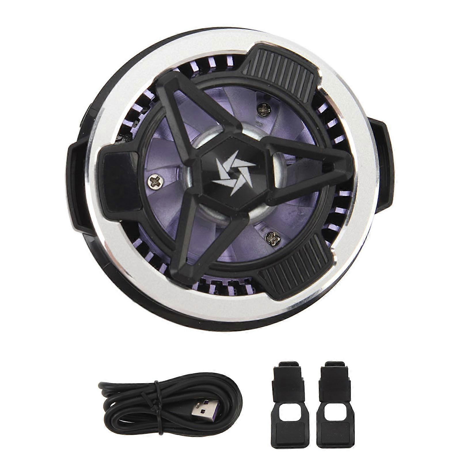 Phone Cooler Magnetic Back Clip Semiconductor Cooling Wireless Fast Charging Digital Display for Gaming Live Streaming