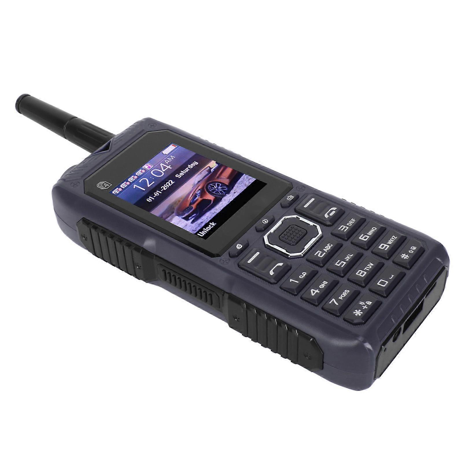 ロック解除済みシニア向け携帯電話 2G レトロ 4カード 4スタンバイ 2400mAhバッテリー 大型ボタン アンテナ付き 高齢者向け キッズ向け