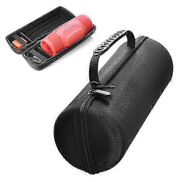 Portable Nylon Bag Shockproof Bluetooth Speaker Protection Bag for a Certain Brand Charge 4 - Black