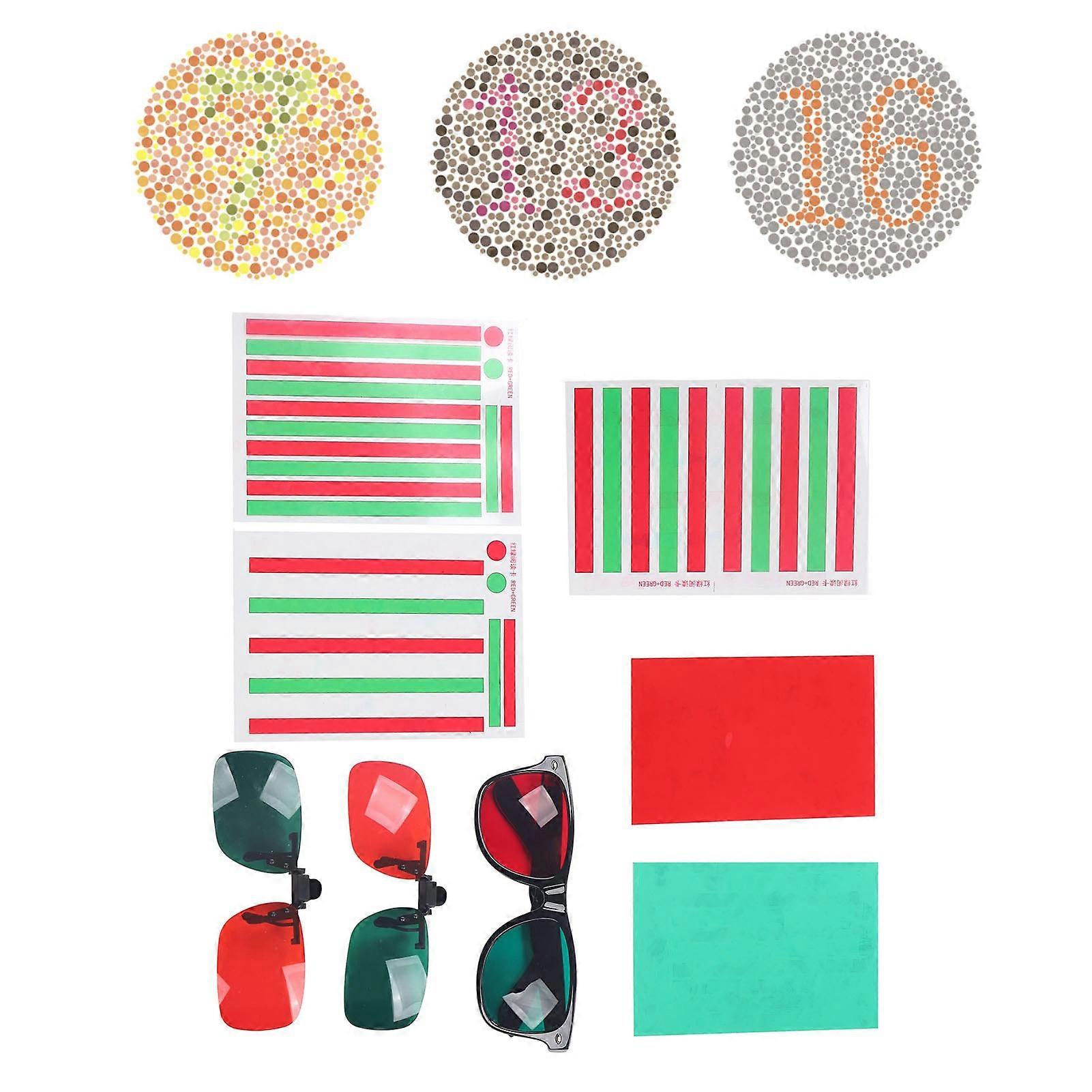 Protanopia Anerythrochloropsia Reading Device Amblyopia Correct Color Blindless Training Glasses 