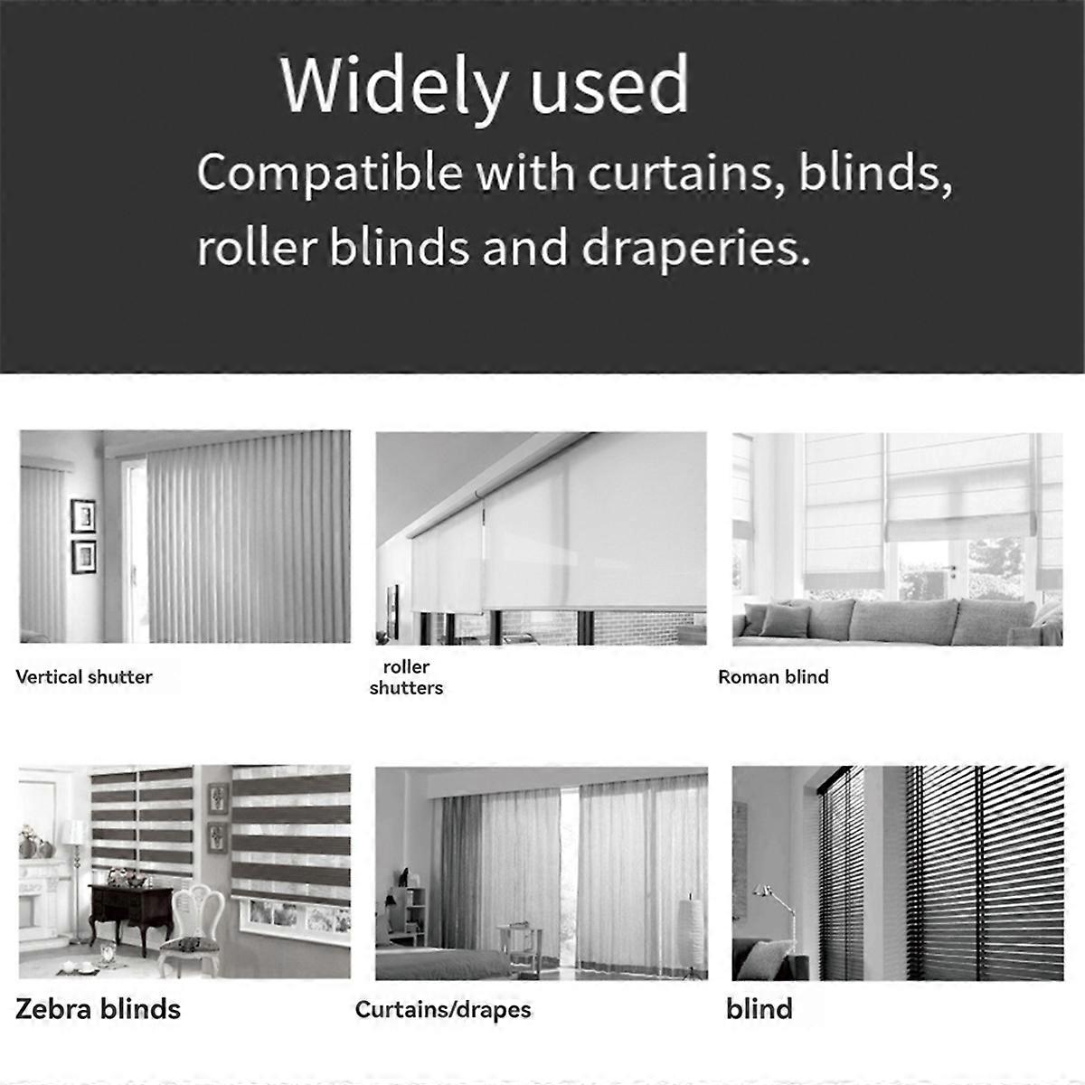 Tuya WiFi Smart Motor for Roller Blinds Drive RF Remote Kit (US)