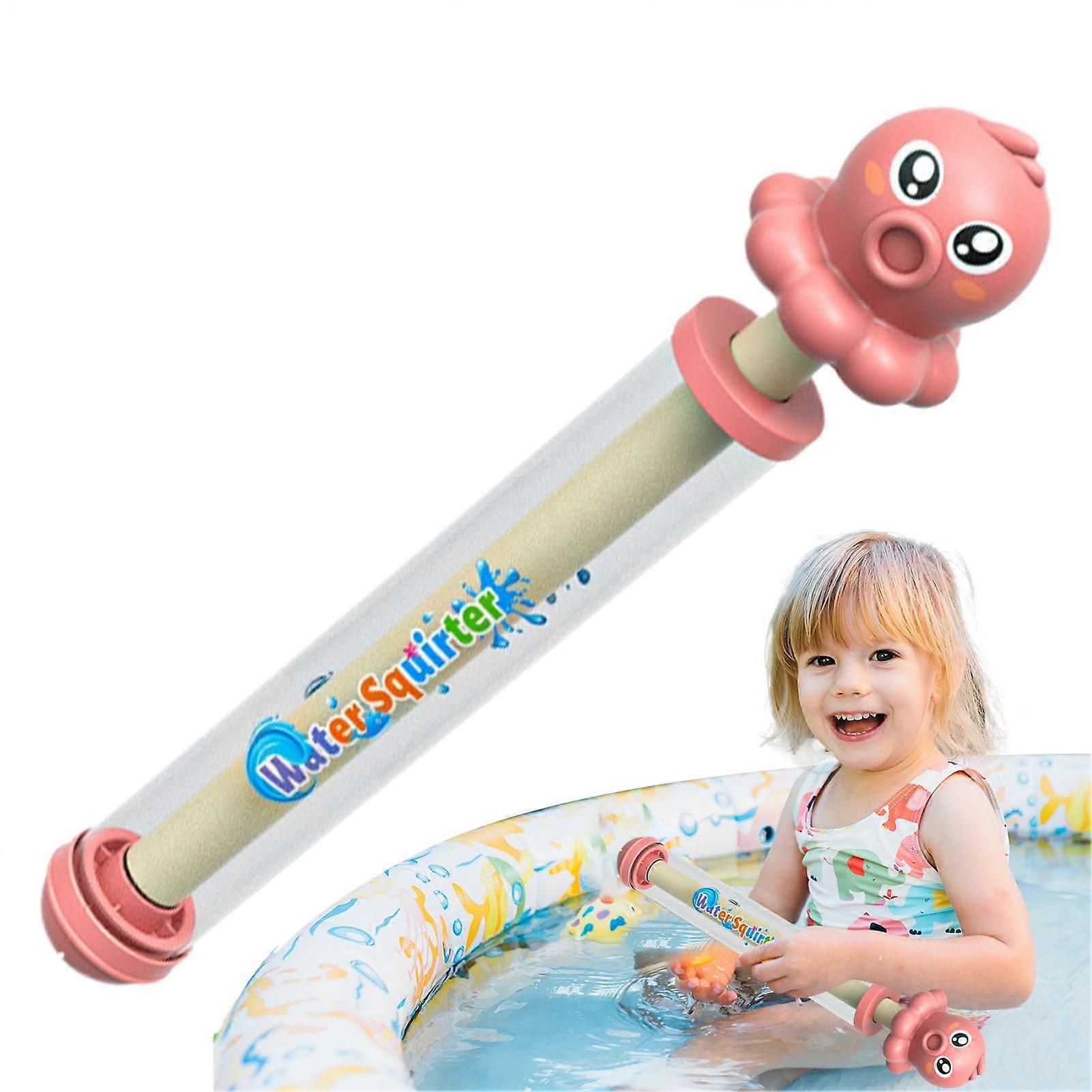Water Sprayer for Children - Pink Water Spray Gun for Toddlers, Outdoor Bathing Fun Toy, Safe Plastic Design
