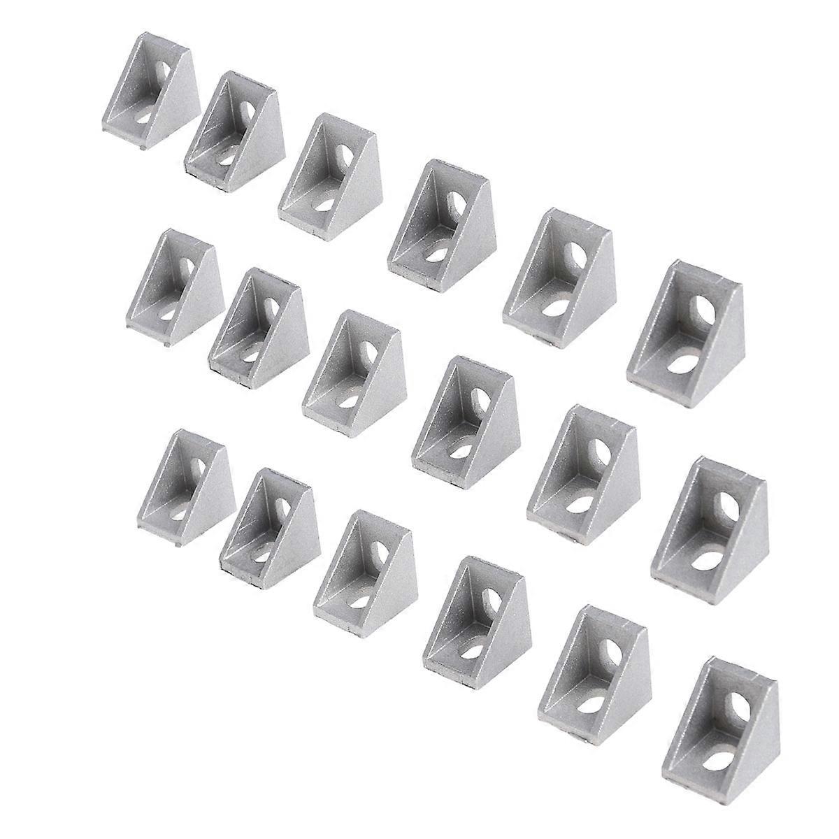 Aluminum Extrusion Accessories L Angle Bracket 90 Degree Angle Connection For Robotics Projects 2 X 2 X 1.6 Cm 50Pcs