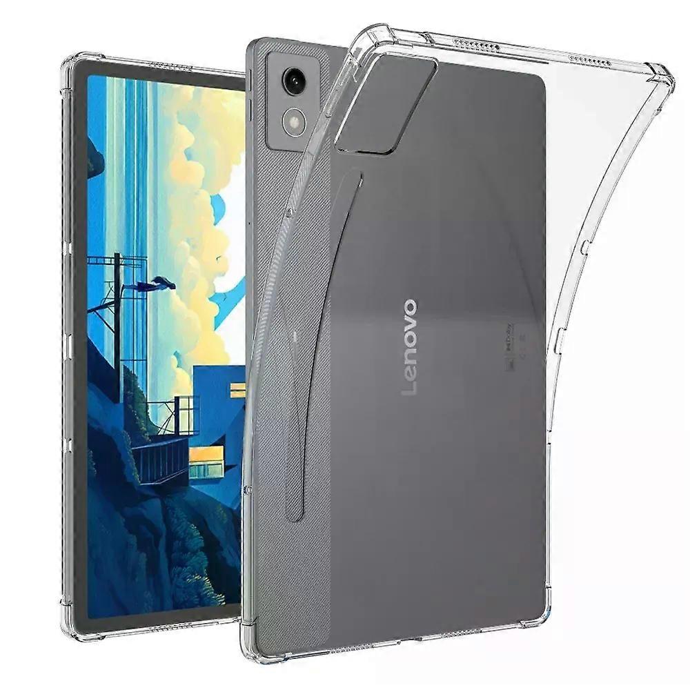 Stand For Lenovo Xiaoxin Pad Pro 12.7 Inch 2025 TB-375FC Transparent Air-bags Soft Silicone Protection Shockproof Capa Fundas Shell