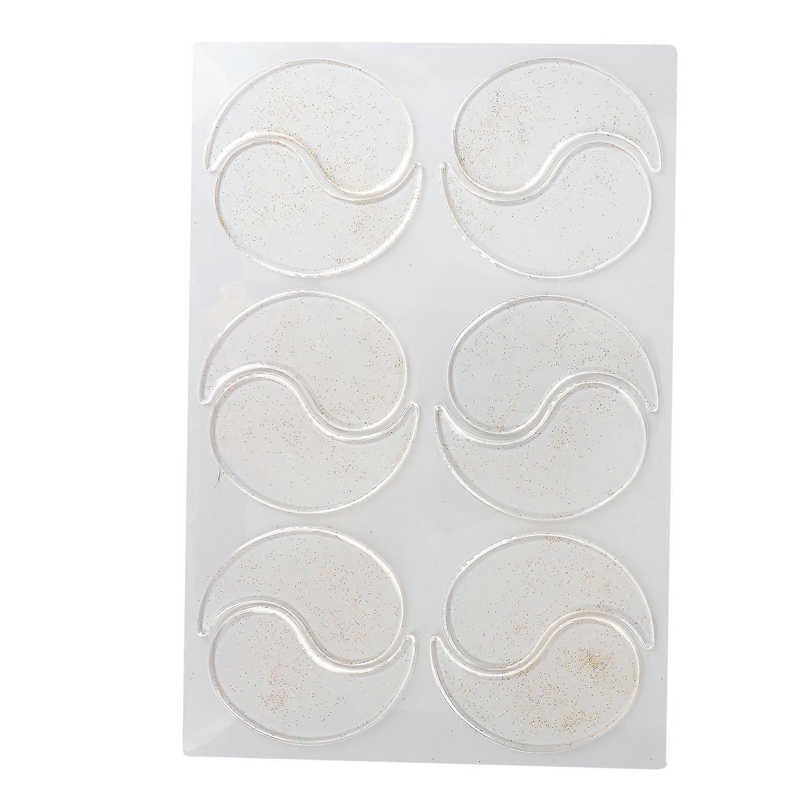 6 Pairs Silicone Eye Patches Prevent Wrinkle Reusable Overnight Lower Eye Pads for Home Beauty Salon