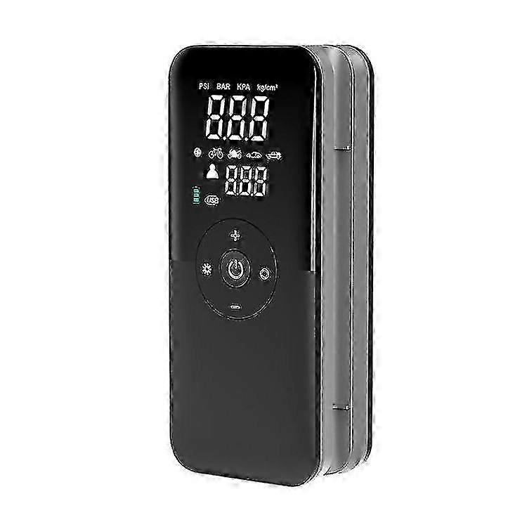 Rechargeable Air Pump Tire Inflator Portable Compressor Digital Cordless Car Tyre Inflator For Bicycle Balls Mobile Power FT