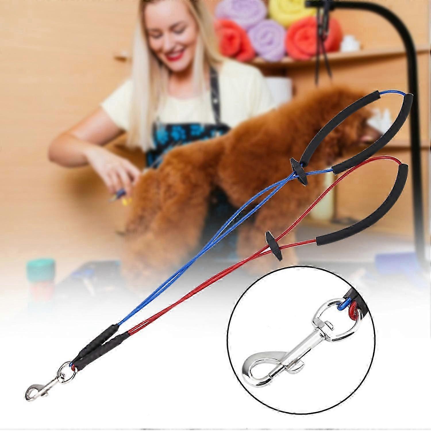 2025 Latest Model Dog Cat Grooming Loop Adjustable Double Noose Ropes for Pet