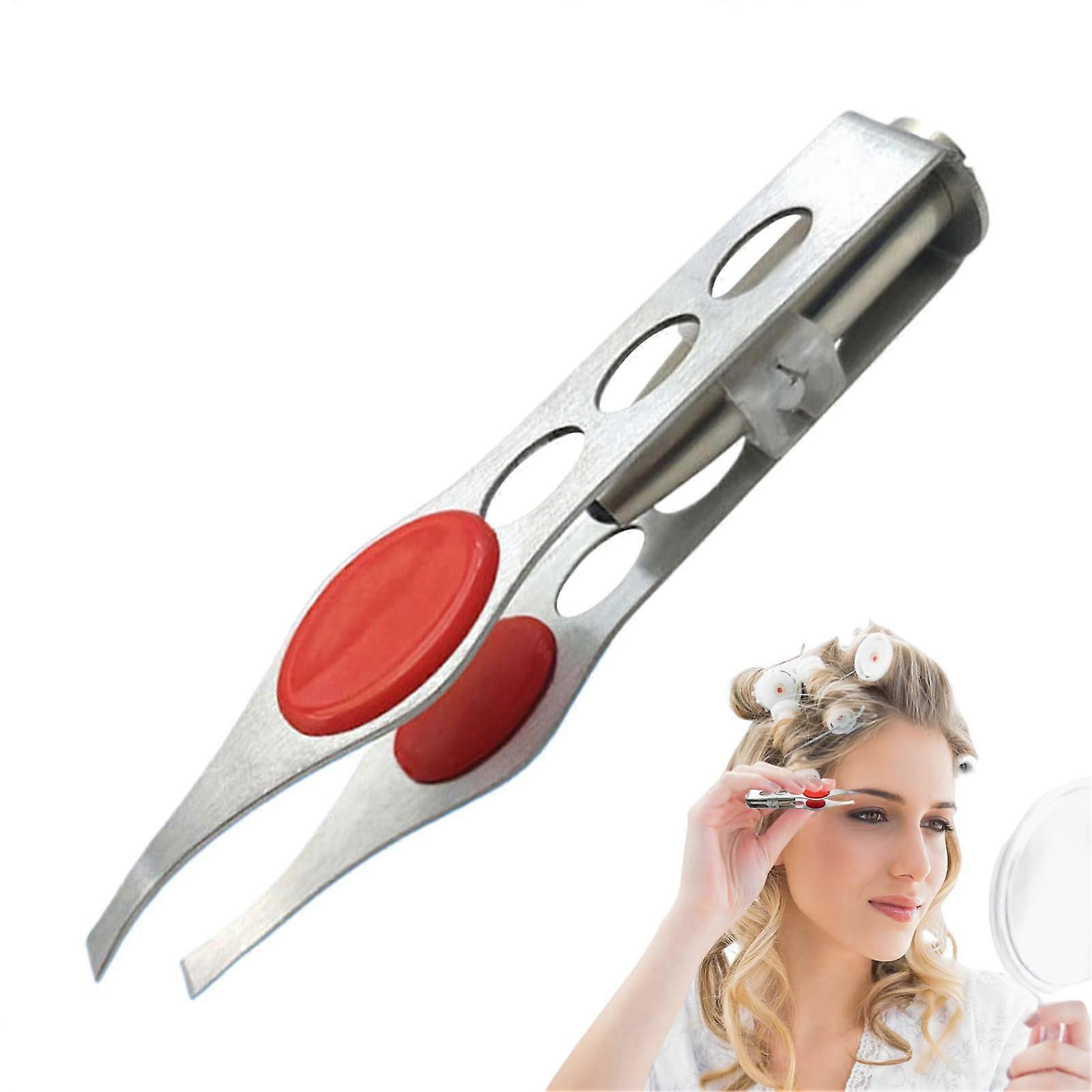 Eyebrow Tweezers for Women, Non-Slip Portable Eyebrow Plucker, Precision Hair Removal Tool for Men and Women