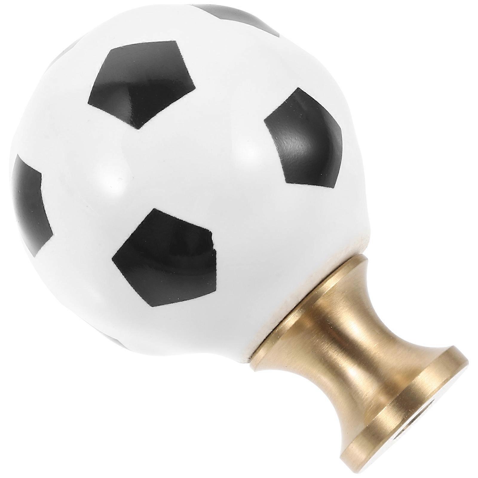 Football Shape Modern Wardrobe Pull Handle Durable Cabinet Knob Easy Installation for Cupboard Drawer Furniture Finish