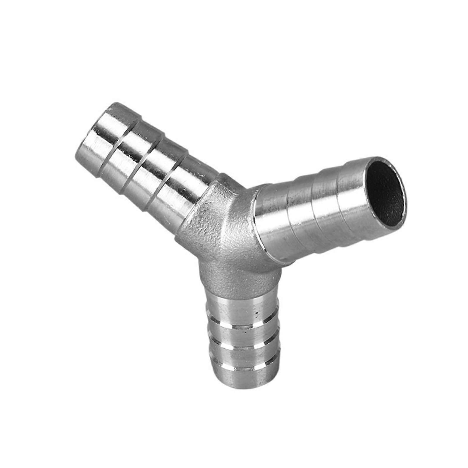 Pipe Fittings 6-20mm Hose Barb 3-Way T and Y Type 304 Stainless Steel (Y-Type 8mm)