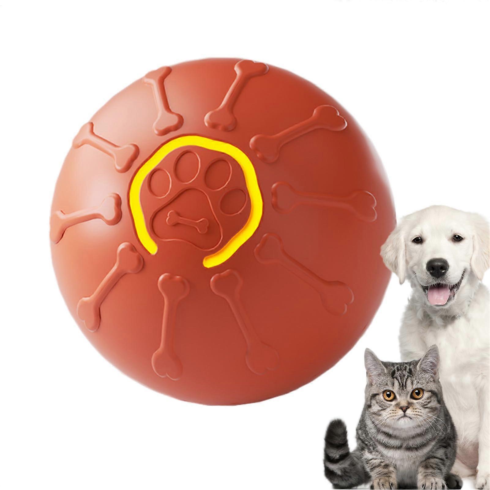 Cat Ball Toy, Interactive LED Light Cat Toy, Automatic Kitten Play Kit For Mental Stimulation For Cats And Kittens