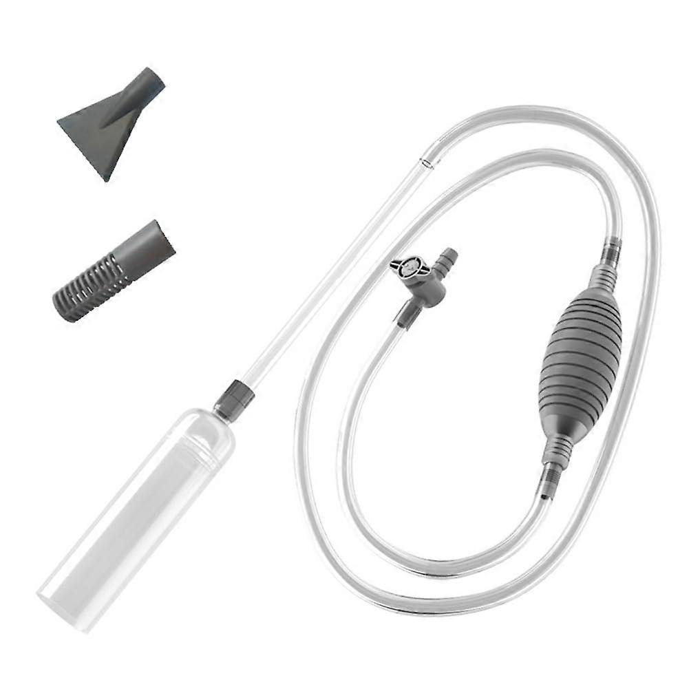 Aquarium Water Changer Air Pump Handheld Aquarium Gravel Cleaner Suction Pump with Filter Nozzle