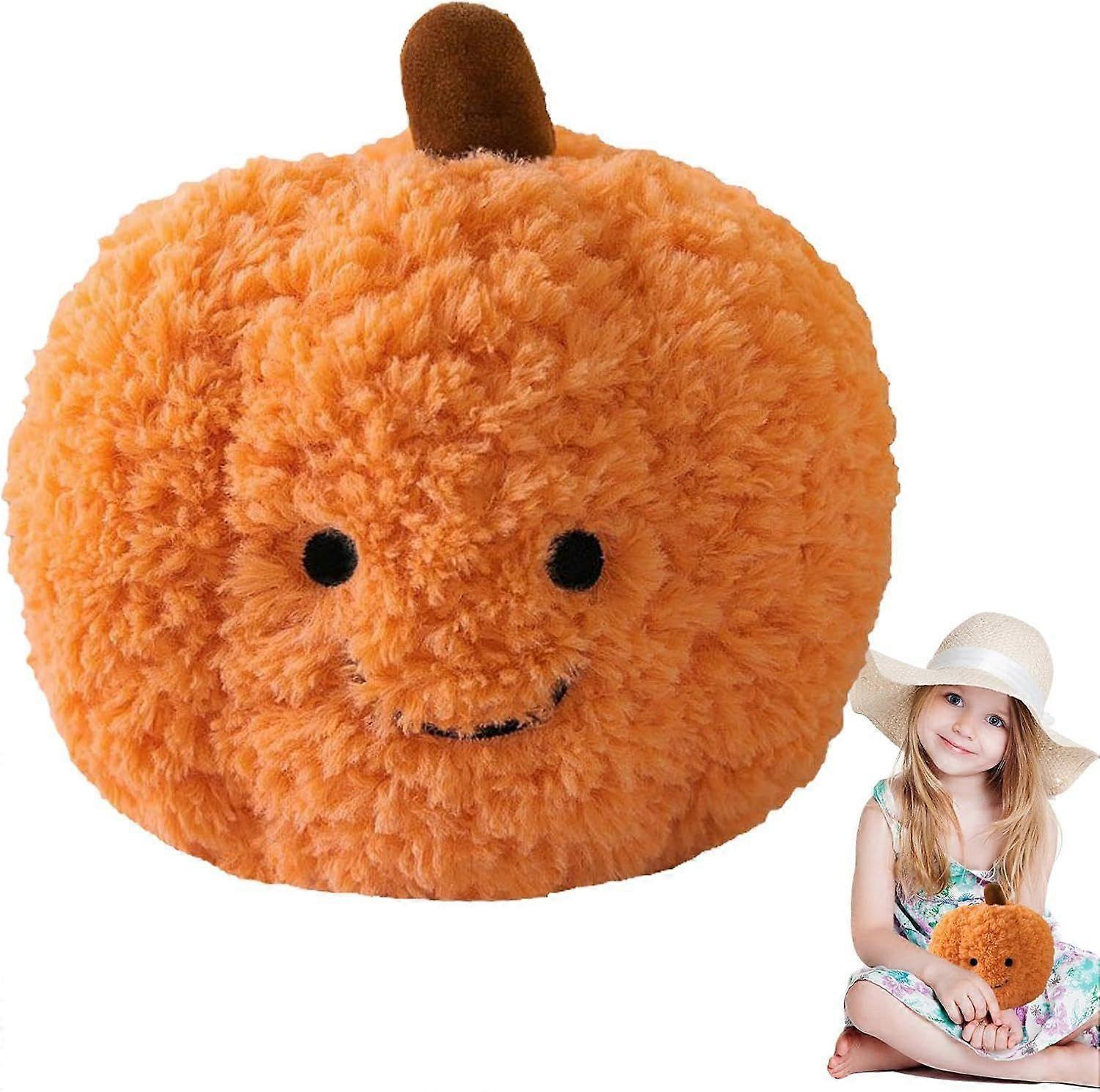 Plush Pumpkin Toy, 18cm Pumpkin Pillow, Pumpkin Plush Doll, Plush Pillow Doll Soft Toy