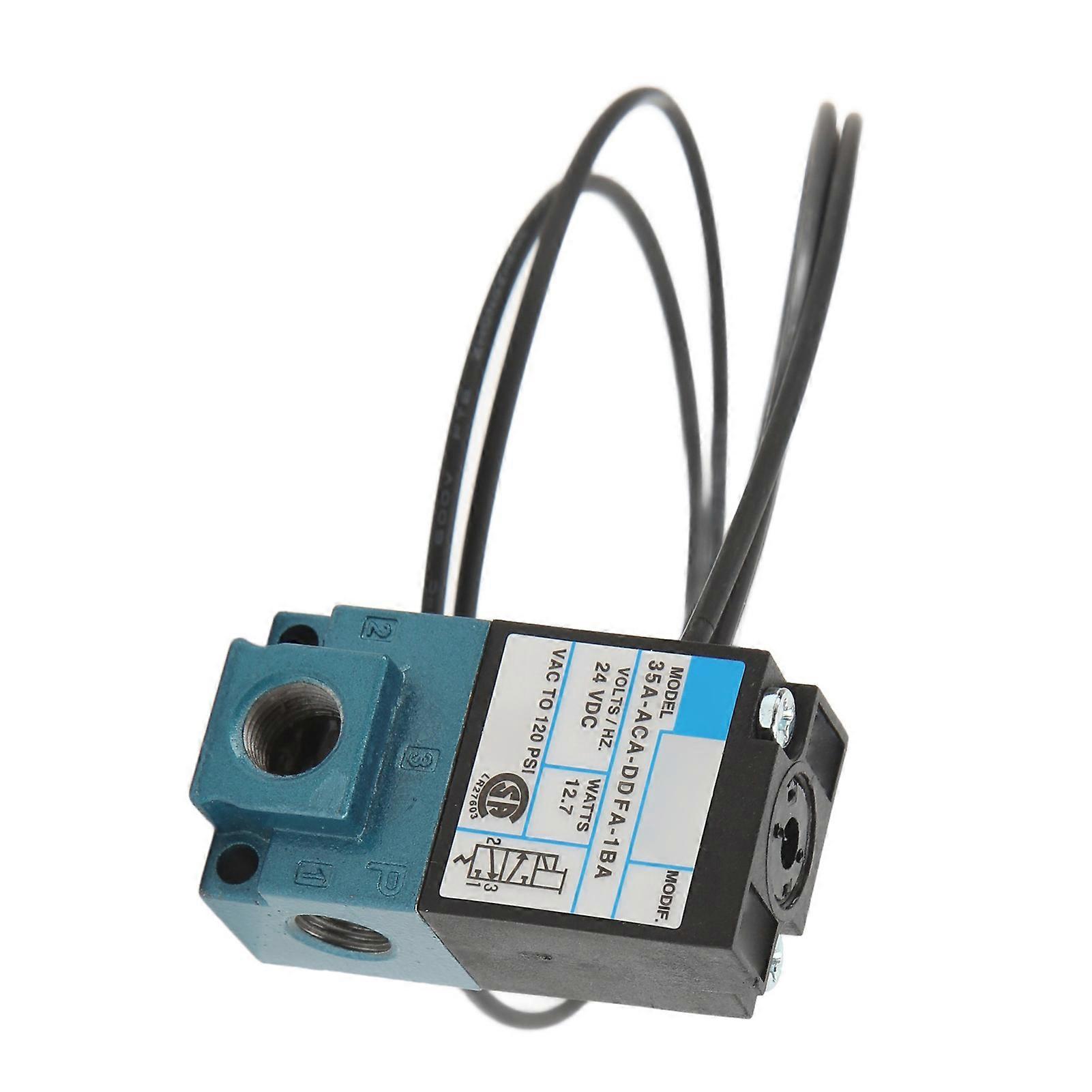 Single Solenoid Valve 1/8in 35A ACA DDFA 1BA DC24V Strong Power Fit For Marking Machine 