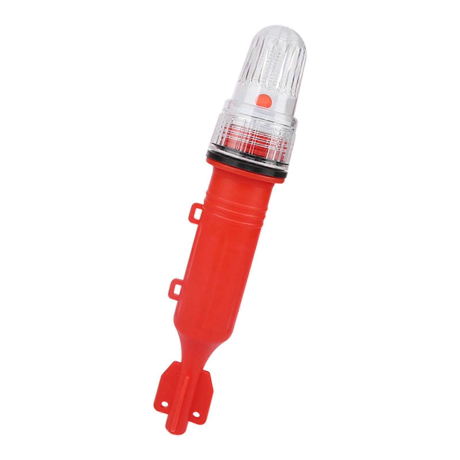 Fishing Lamp Marine Emergency Signal Light Fishing Net Warning Light Yacht Positioning Flashing Light Device  Red