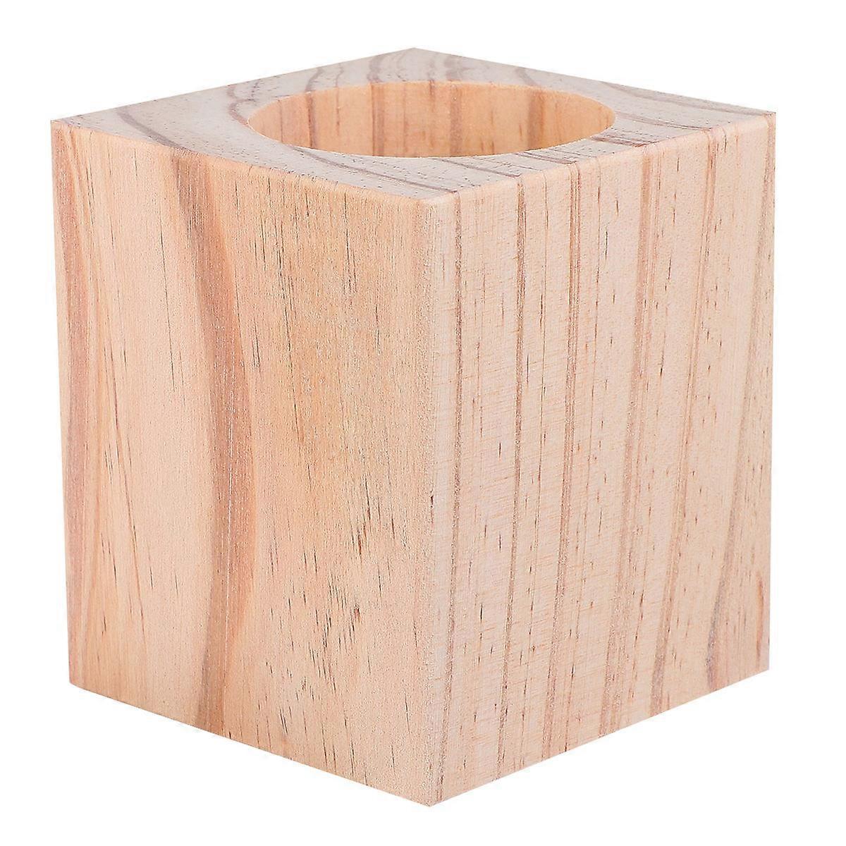 Wood Furniture Risers for Protection Light Brown Table Lifts with 5cm Increase in Height