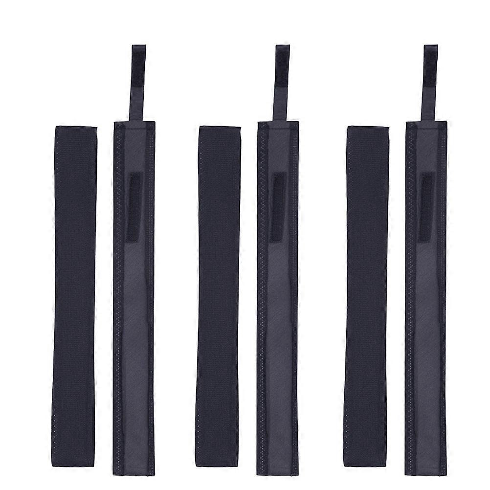 Here's a refined and professional product description for your **6pcs Adjustable Black Sweat Bands for Hats**:

 

### 6 Pack Adjustable Black Sweat