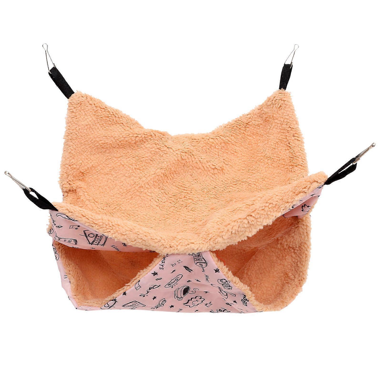 Interesting Chinchilla Bed Pet Sleeping Bed Guinea Pig Resting Simple and Convenient Cotton 7.9×7.9×7.1in Playing 1Pack