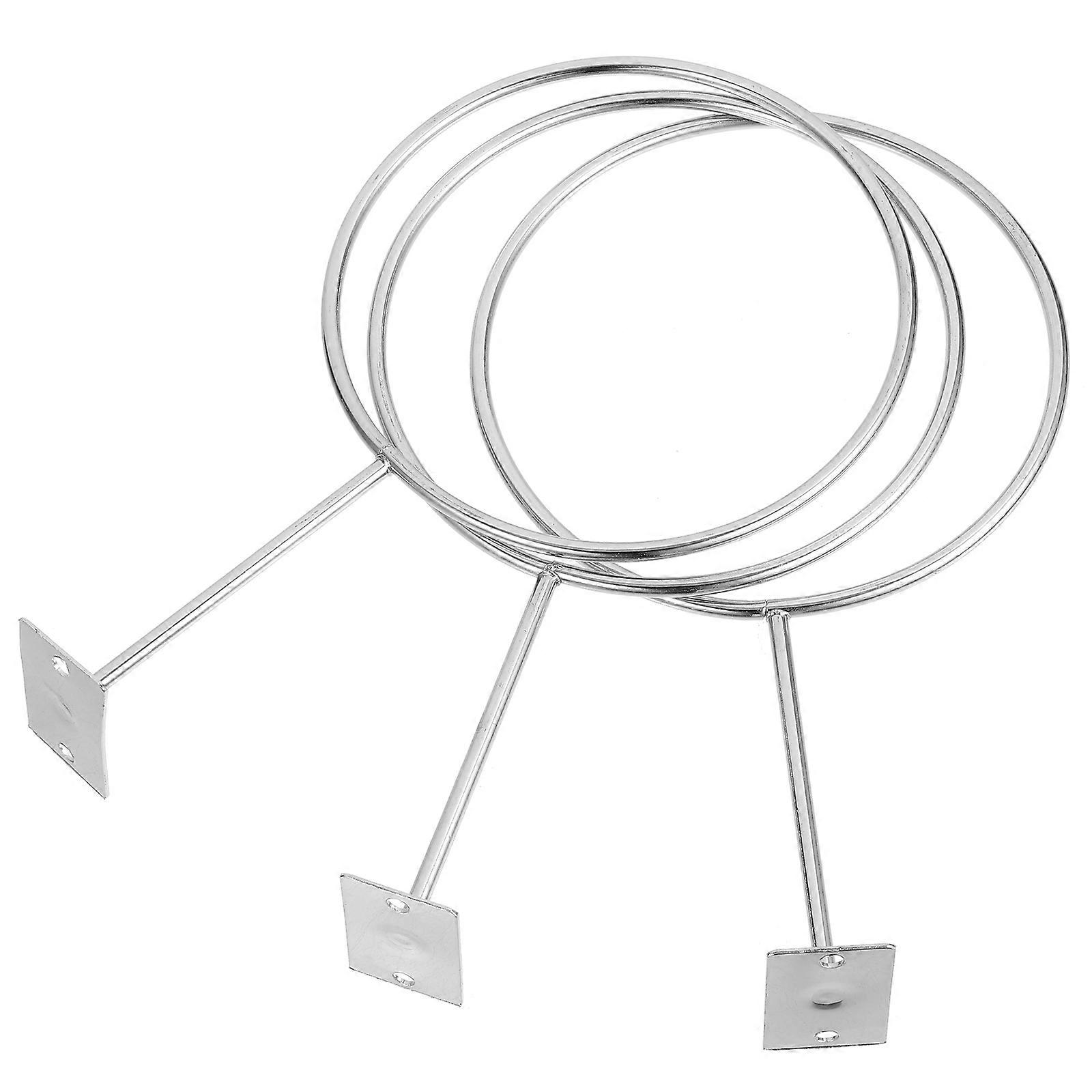 壁掛けバスケットボールブラケットボールディスプレイ収納ラック9.3×5.5.5×5.5inスポーツ用品3個