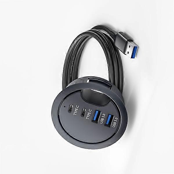 USB 3.0 Hub - 2A + 2C Ports for Fast Data Transfer