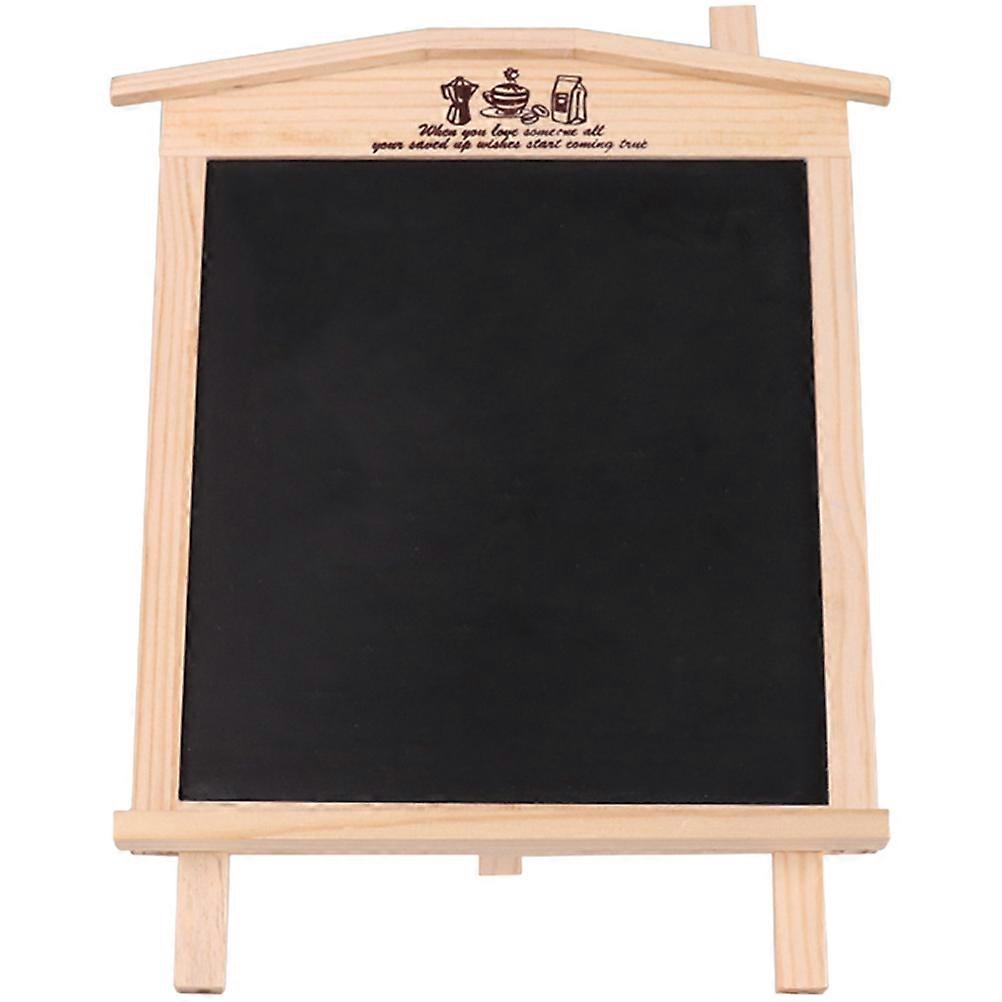 Multi-Function Chalkboard Desktop Chalk Board Smooth Edges Design Family Living Room 35X27.5CM 1Set