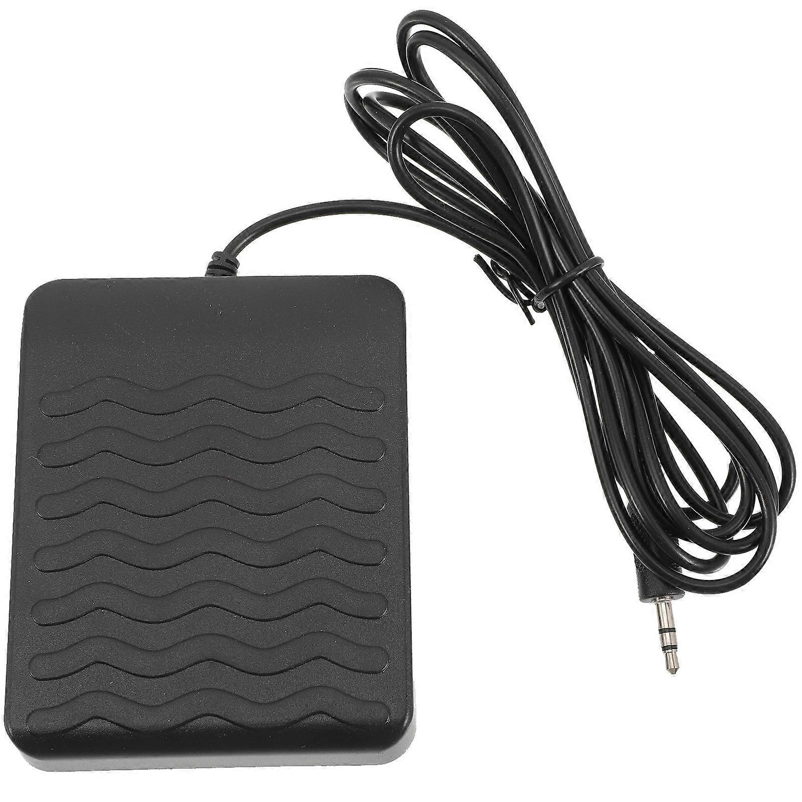 Nonslip Electric Piano Sustain Pedal, Durable Damper Pedal for Keyboard, Low Noise Design for Digital Pianos and Keyboards