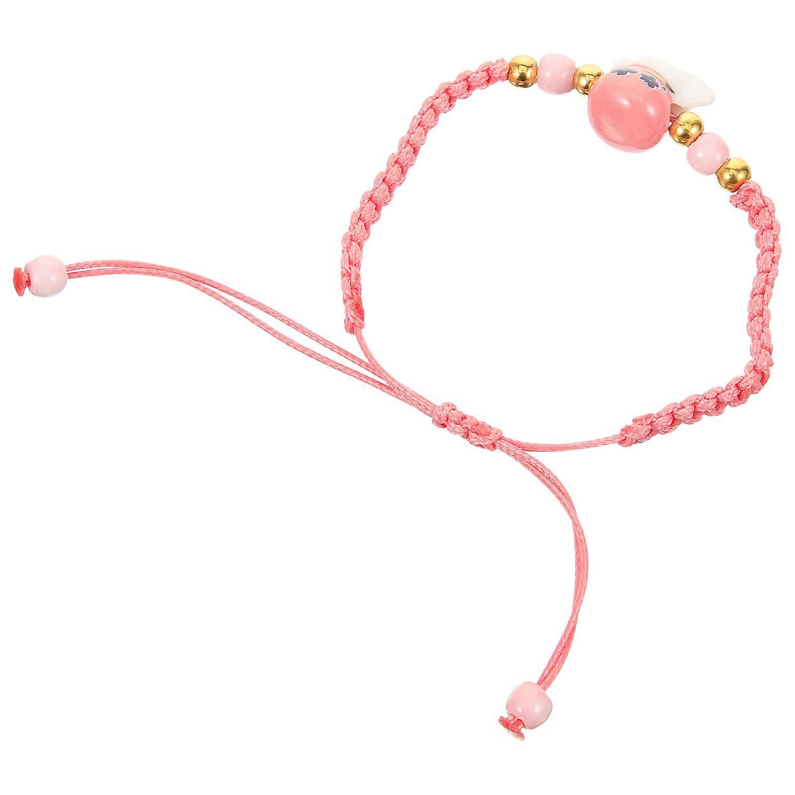 編み込みロープブレスレットデイリーウェア繁栄シンボルレディース1個