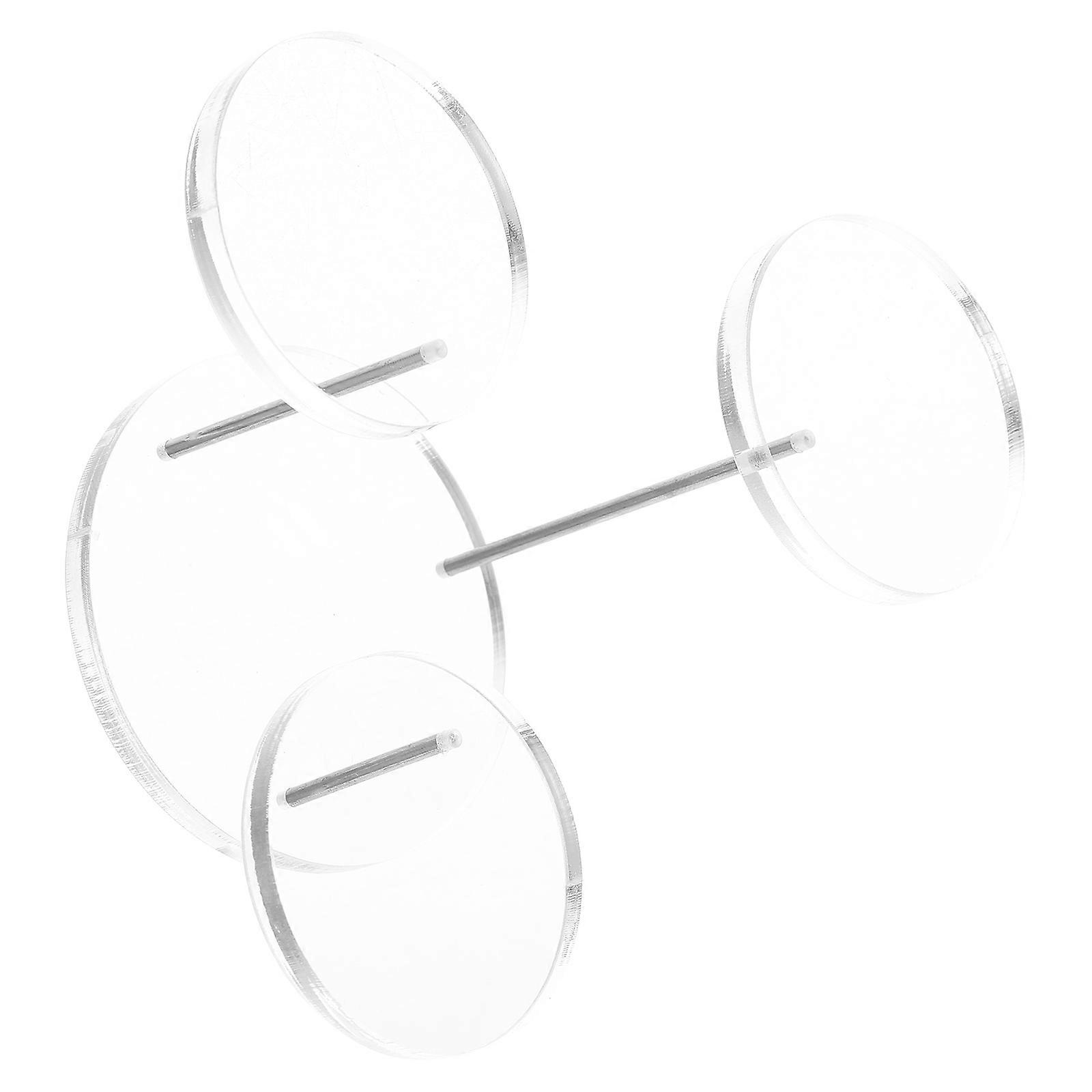 Here's a polished product description for your **Clear Jewelry Display Stand Tiered Riser for Rings**:
### **Clear Tiered Jewelry Display Stand –