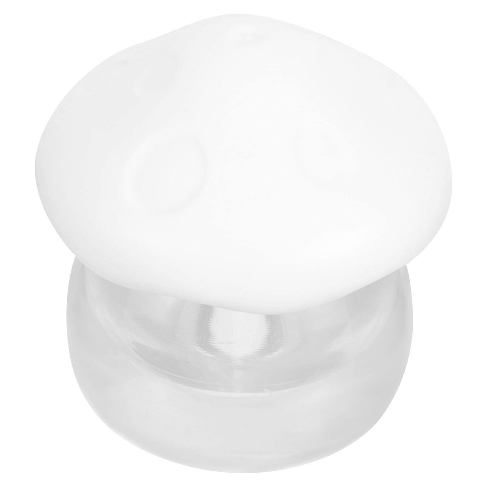 Portable Lip Balm Jar Refillable Cream Container with Lids for Travel and Daily Use White Plastic 1