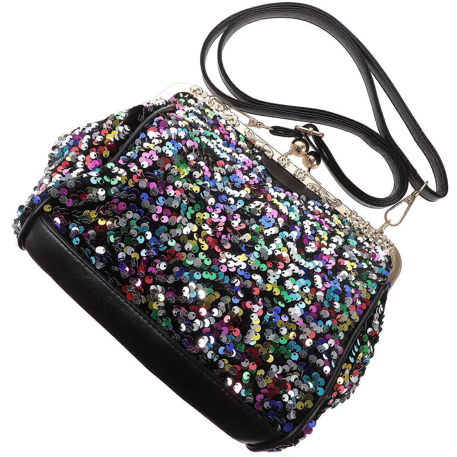 Stylish Sequins Shoulder Bag for Women – Durable Crossbody Pouch for Beach, Party & Shopping – Fashionable Accessory