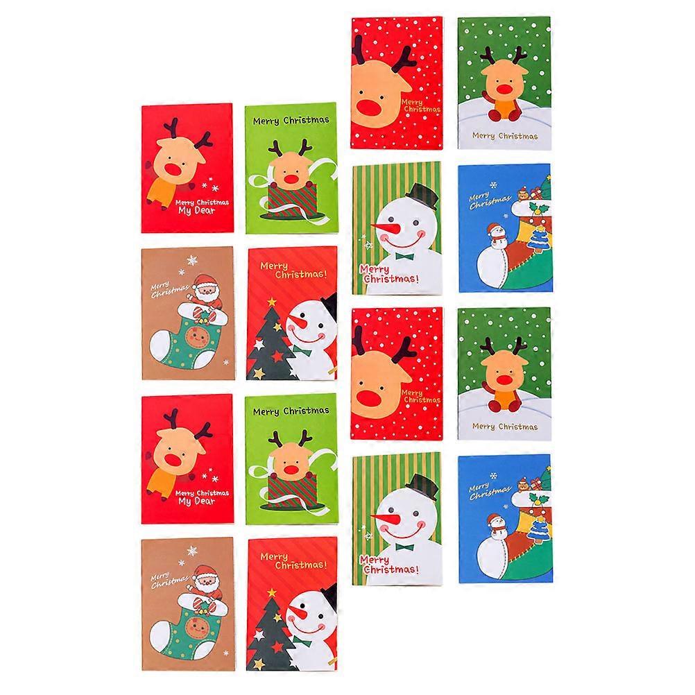 Christmas Notepads Set 24pcs Assorted Color Pocket Notebooks with Holiday Designs for Memos, Plans, Journals Perfect for Christmas Parties &