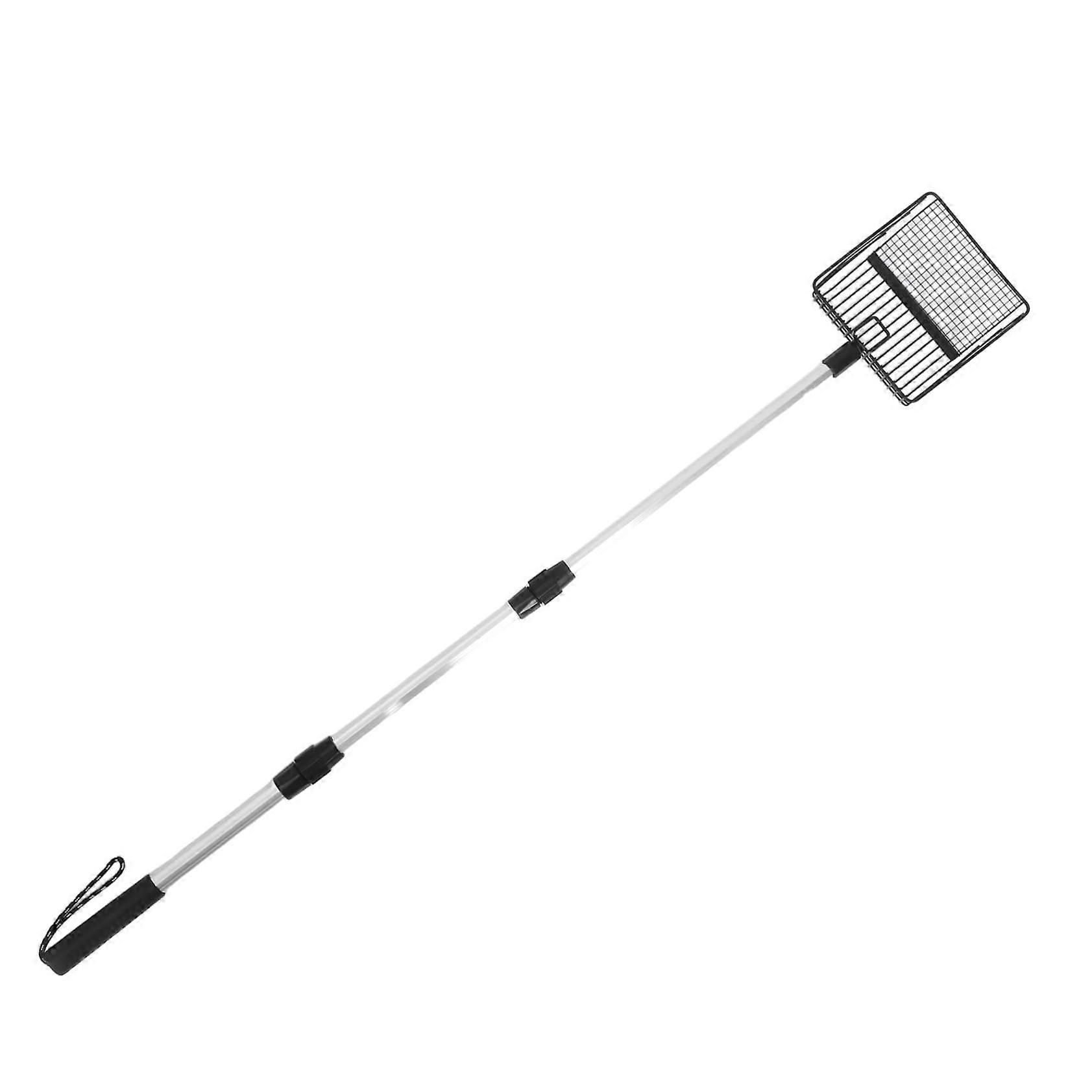 Ergonomic with Extendable Handle Efficient Waste Removal Tool for Cat and Chicken Coops Telescopic Handle