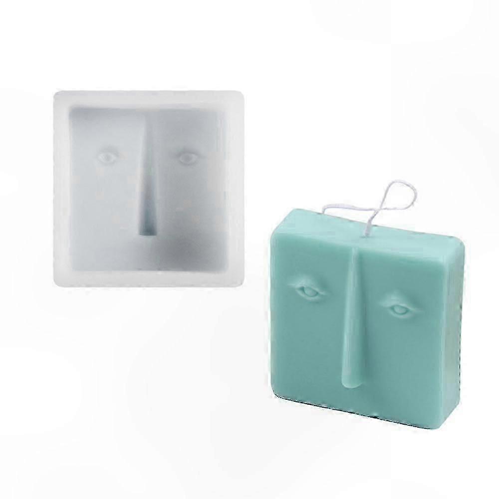 Silicone Mold for Crafting 3D Face Candles, Soaps, and Resin Art Projects