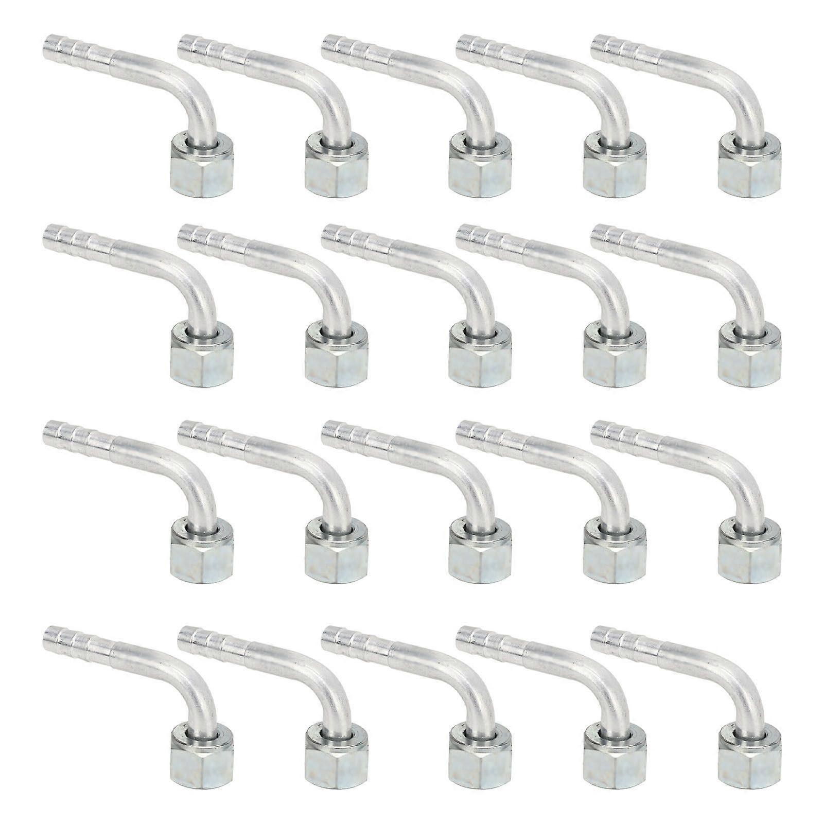 car air conditioner 90 degree connector 20pcs aluminum universal fit