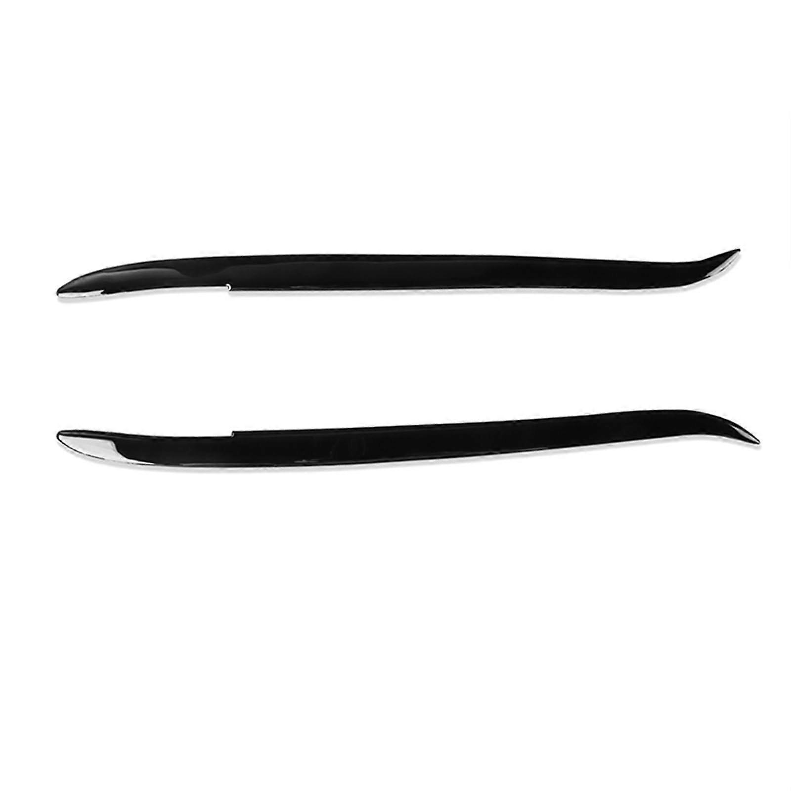 Headlight Eyebrow Cover Front Trim Eyelid Strips For BMW E39 5 Series 1995-2003