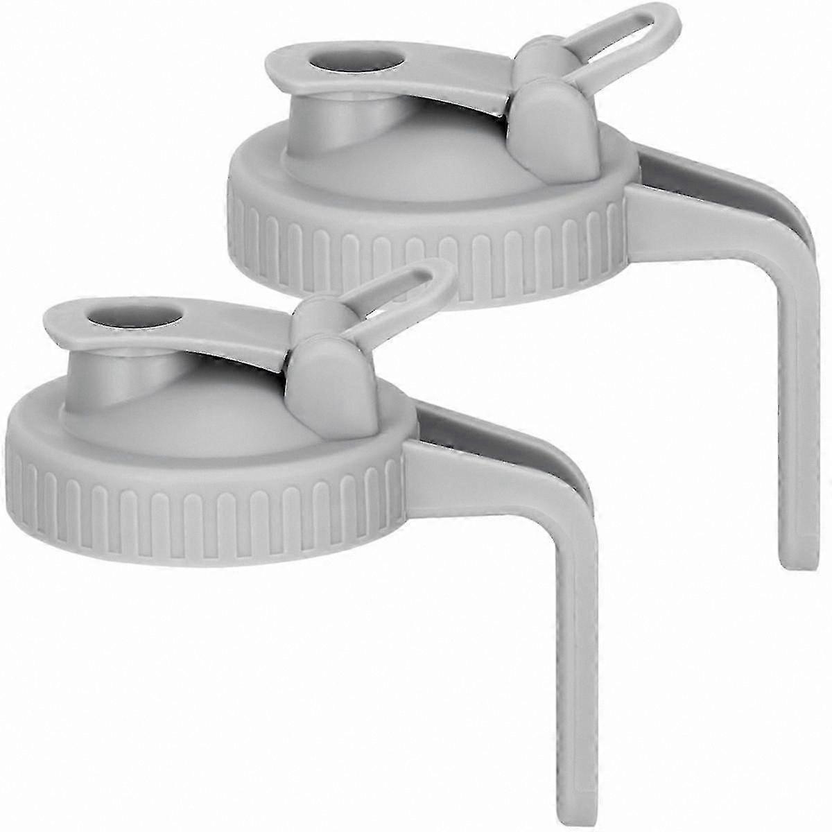 Airtight Pitcher Lid with Handle for Wide Mouth Jars, Flip Cap Spout for Mason Jar Conversion