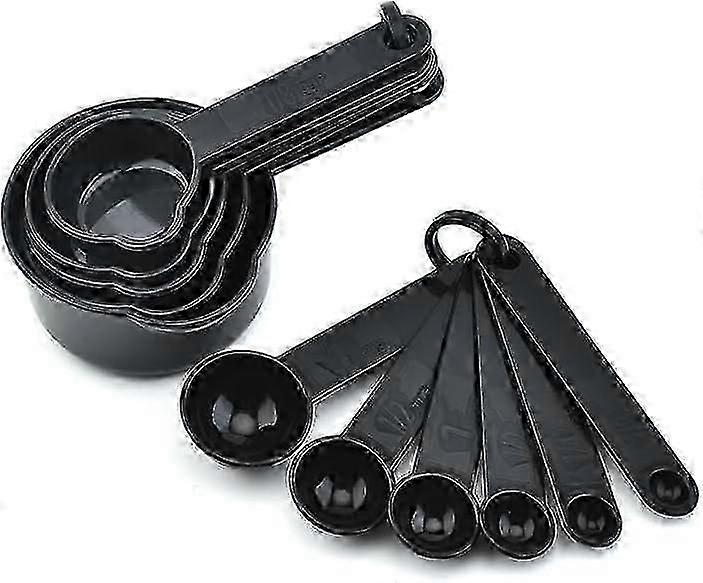 Plastic Measuring Cups and Spoons Set - Essential Kitchen Tool for Cooking