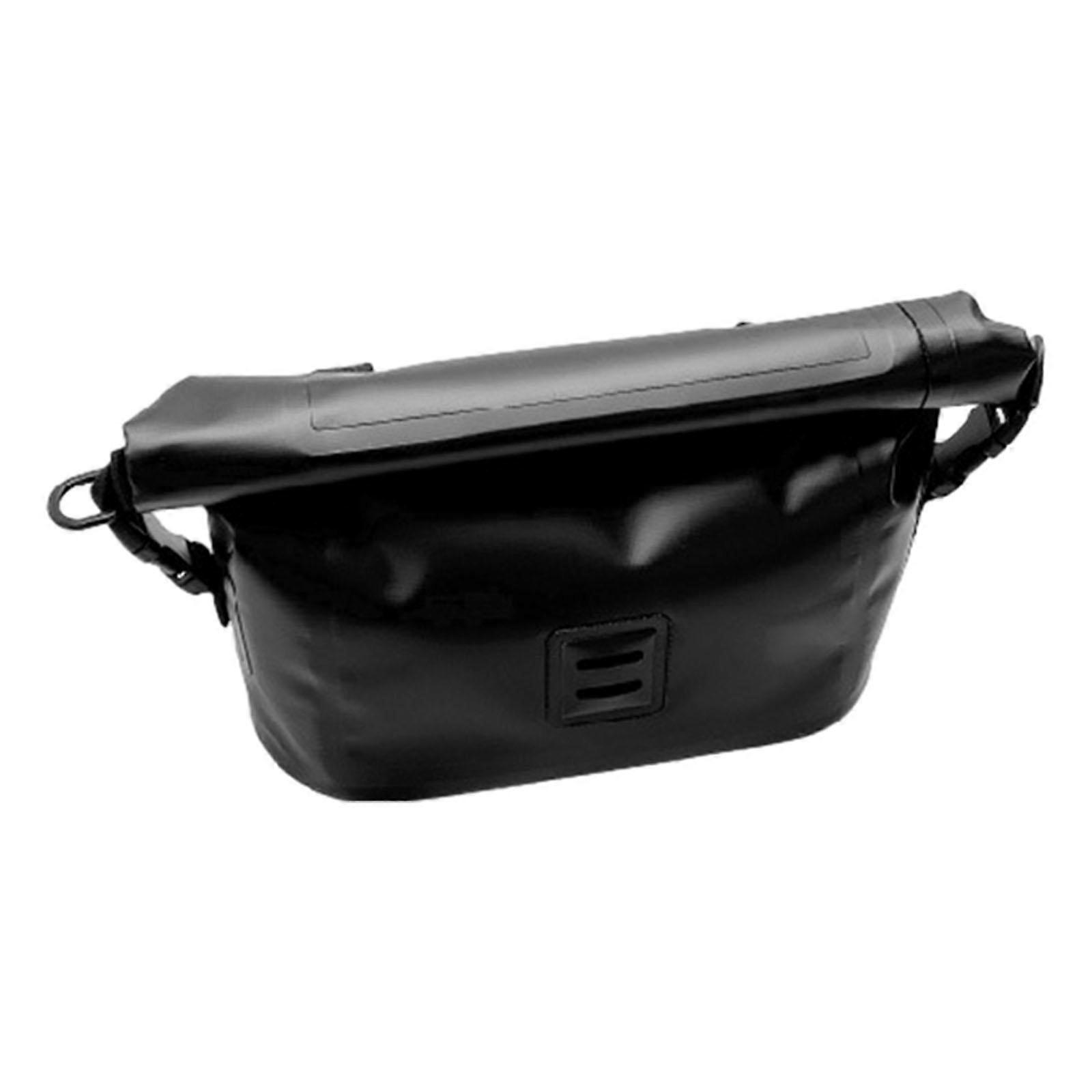 Bolsa de Guidão Seco com Tampa de Rolo de Bicicleta Expansível Resistente ao Desgaste