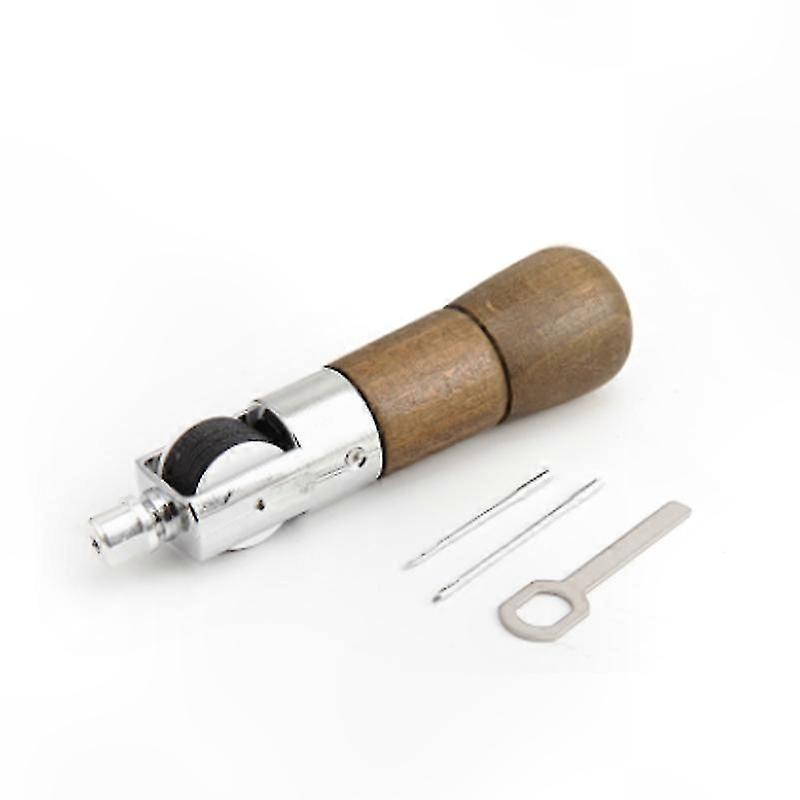 Portable Handheld Sewing Machine for Leather and Fabric Crafting Projects