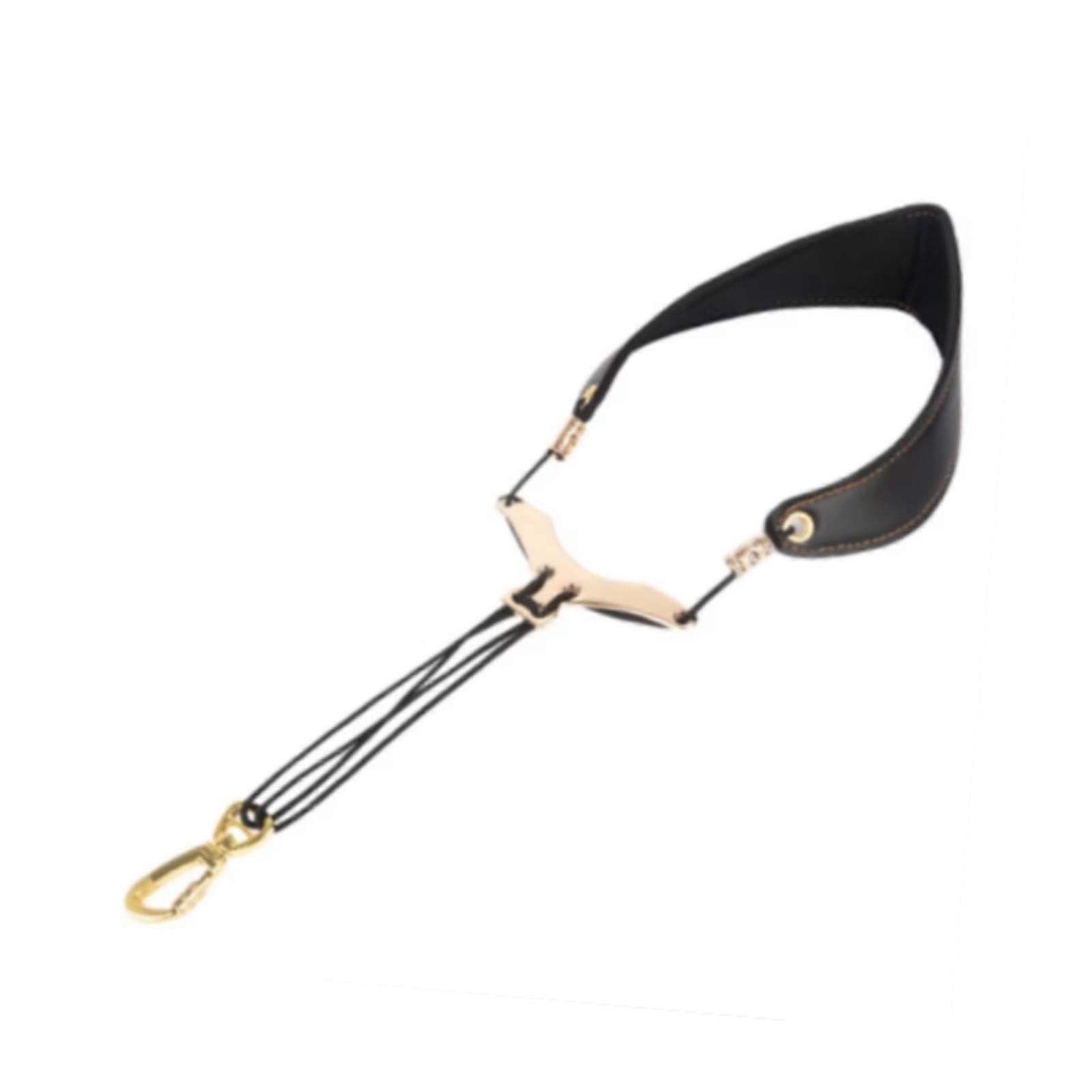 Saxophone Shoulder Strap with Metal Hook, Soft Replacement Portable Adjustable Saxophone Shoulder Strap Wind Instrument Strap for Alto Gifts
