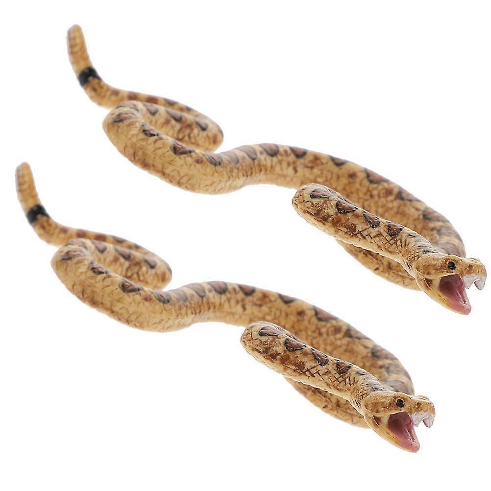 a refined product description based on your input:

 

**2PCS Realistic Fake Snake Models – Highly Simulated Lifelike Snake Figurines for Garden