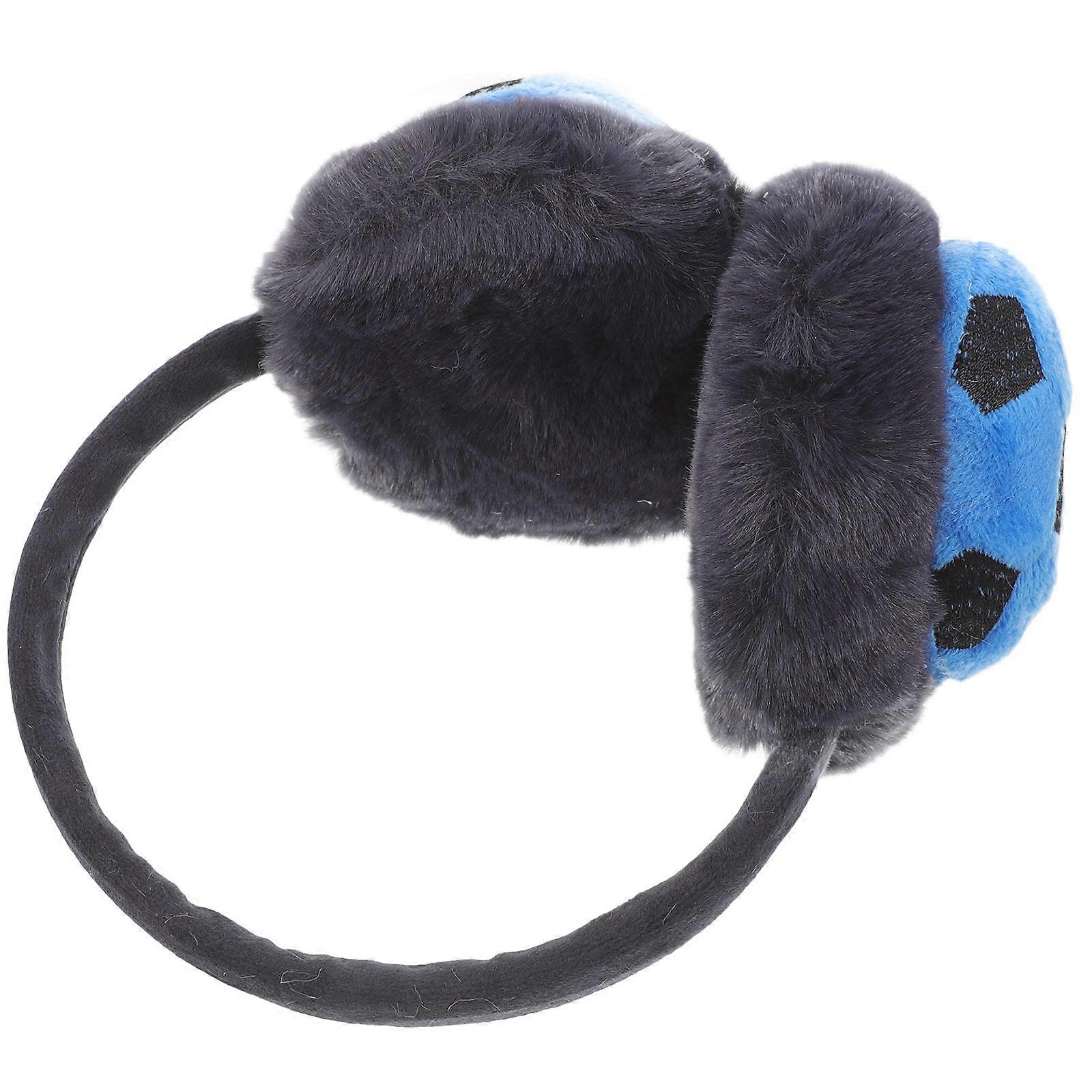 It looks like you're describing a product listing for **cartoon football themed earmuffs**! These are likely designed for **boys** and marketed for