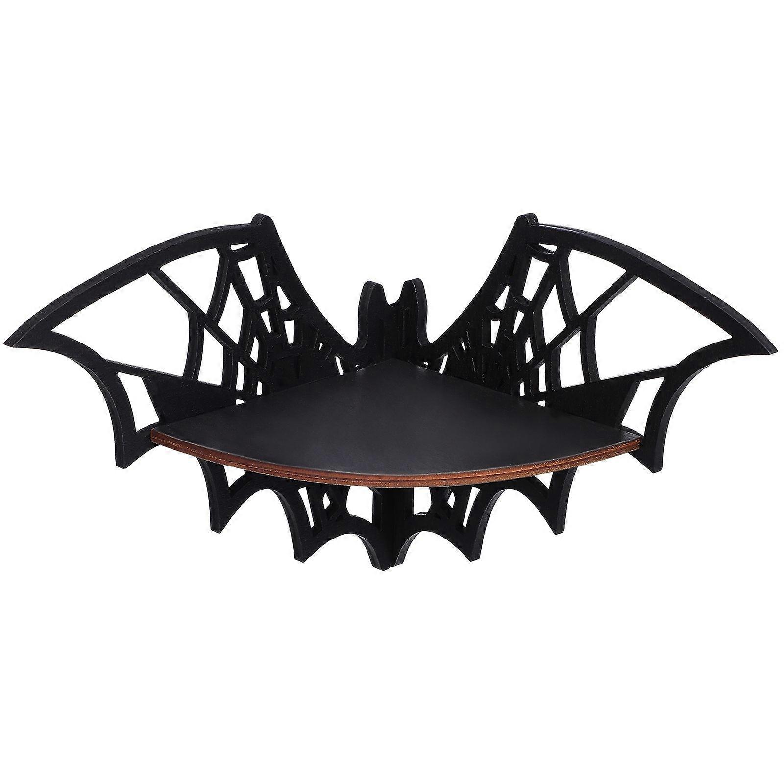 מדף פינתי מתלה אחסון מעץ עיצוב קיר עץ מדף צף מדף תלוי