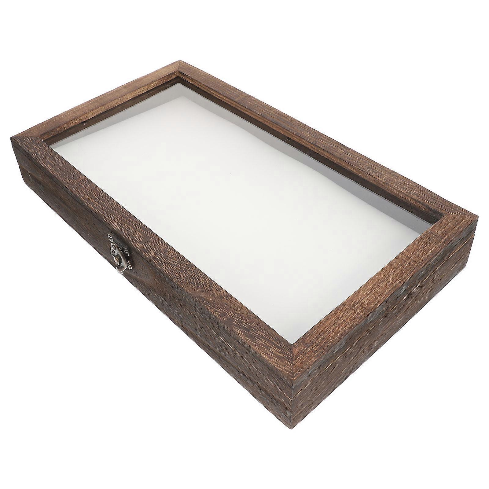 Butterfly Display Case Wooden Shadow Box For Collectors And Enthusiasts 1Set