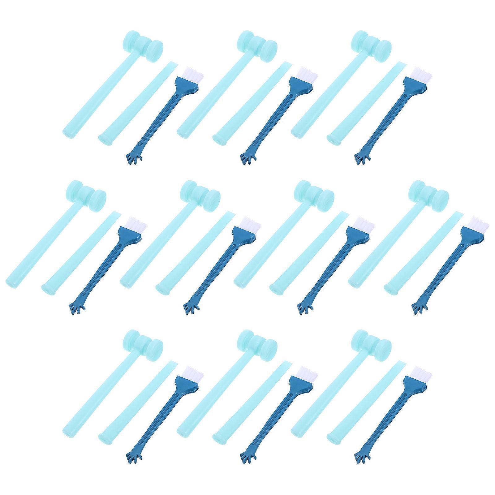 Kids Digging Tool Set with Hammer and Brush for Archaeological Play 10Sets