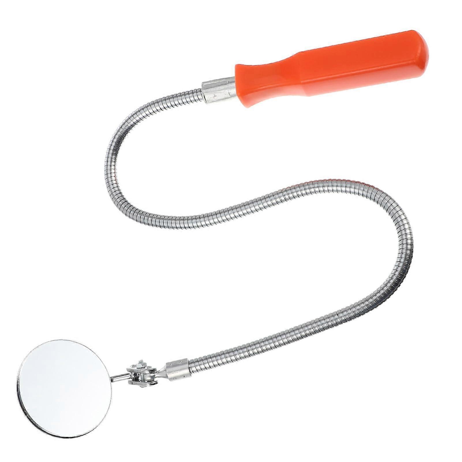 2 Pieces Telescopic Inspection Mirror Mechanic Tools Magnetic Car Mirror